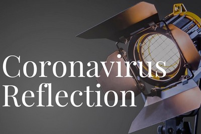Coronavirus Reflection stamp